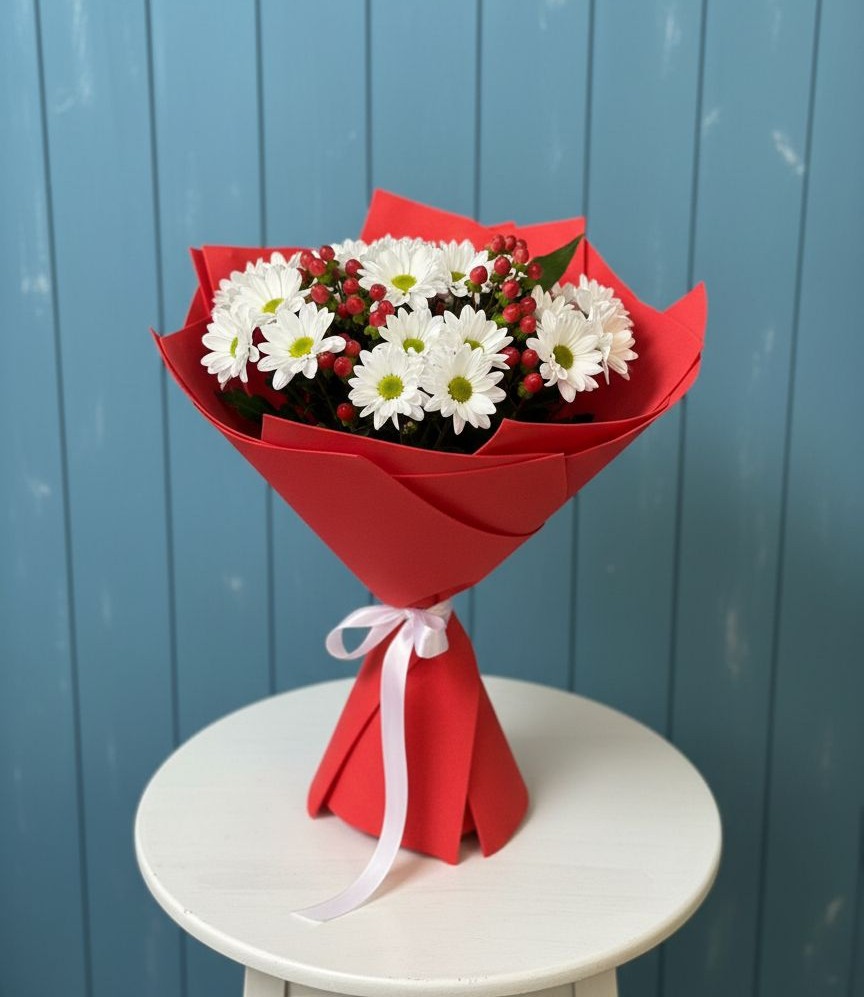 Букет цветов из: Хризантемы в Калангуй