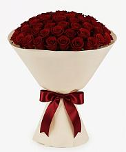 Букет 101 Бордовая роза Блэк Бакарра в Калангуй