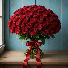 Букет Красные розы Блэк Меджик в Калангуй