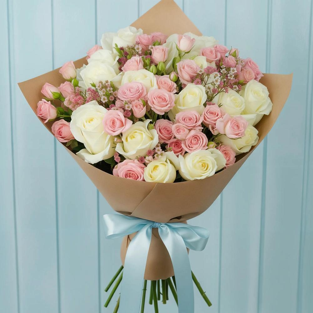 Букет цветов из: Розы в Калангуй