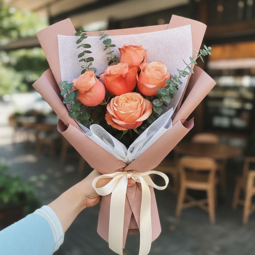 Букет цветов из: Розы в Калангуй