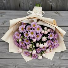 Букет цветов из:  Розы и Хризантемы #REPLACE_PRED# Калангуй