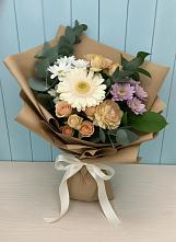 Букет цветов из:  Герберы и Хризантемы #REPLACE_PRED# Калангуй