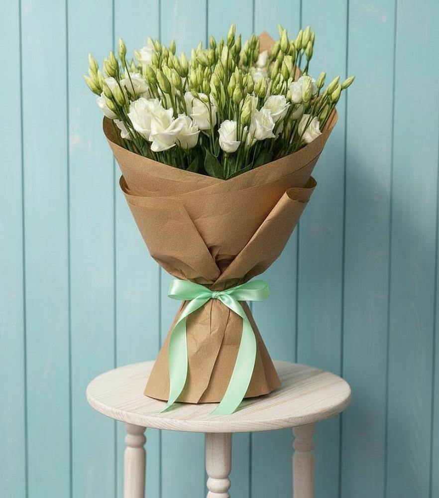 Букет цветов из: Лизиантусы в Калангуй