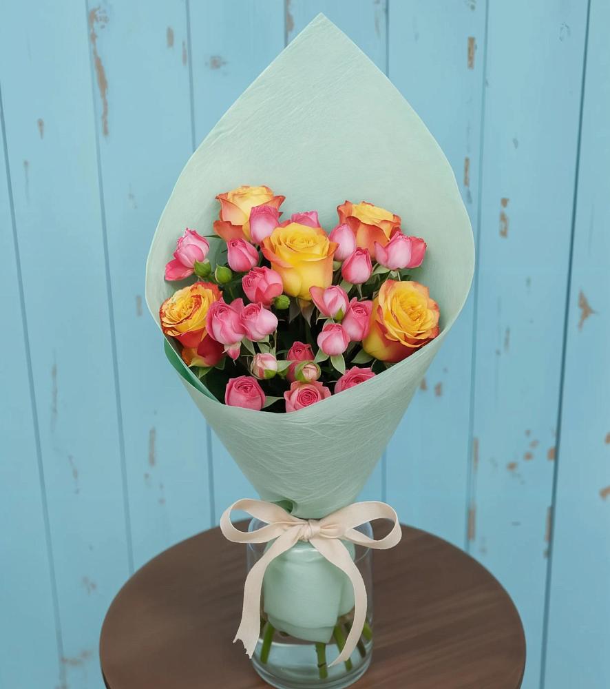 Букет цветов из: Розы в Калангуй