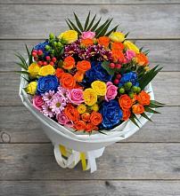 Букет цветов из:  Розы и Хризантемы в Калангуй