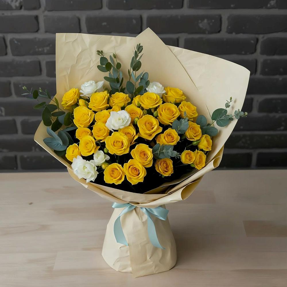 Букет цветов из: Розы в Калангуй