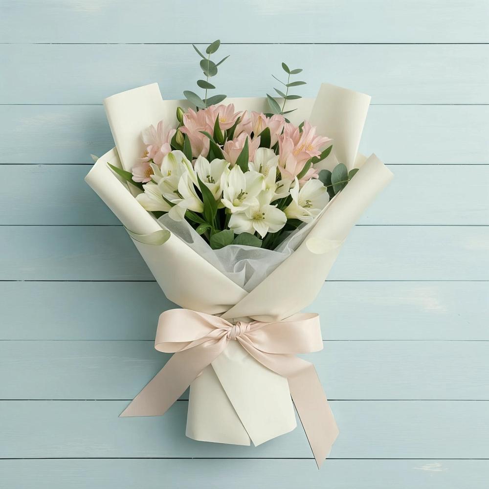 Букет цветов из: Альстромерии в Калангуй