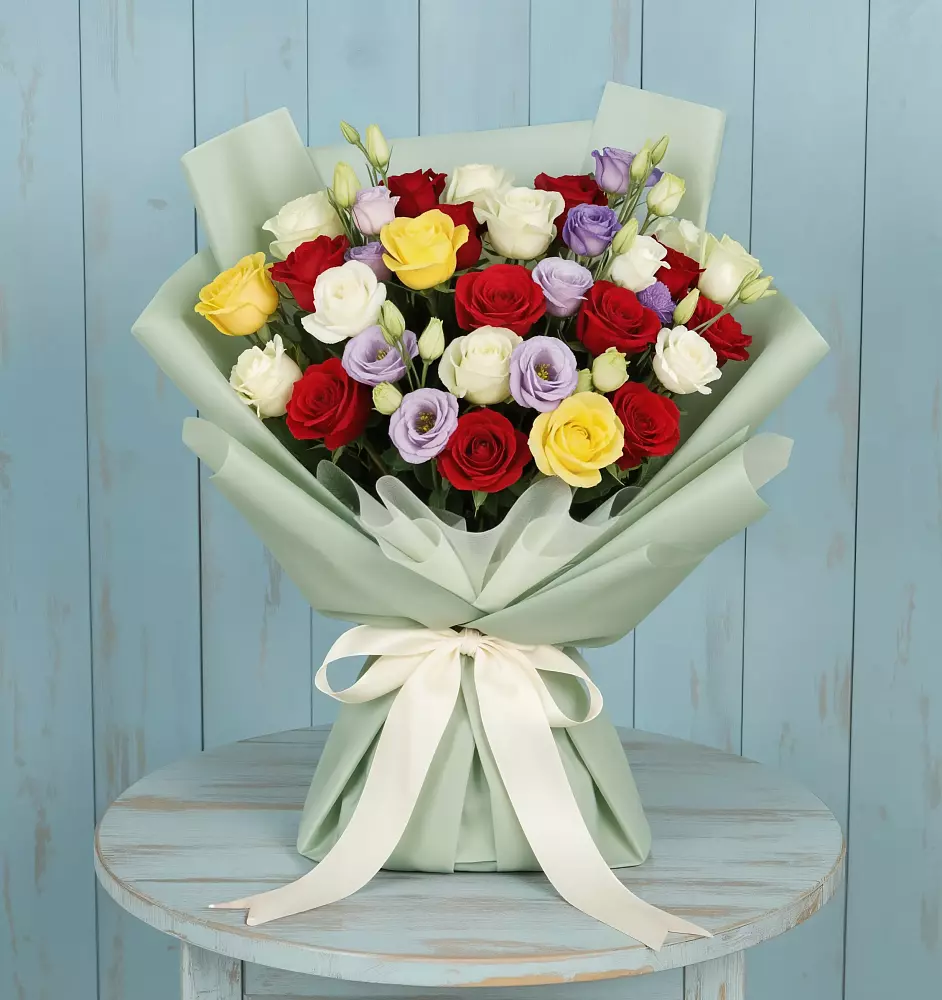 Букет цветов из: Розы в Калангуй